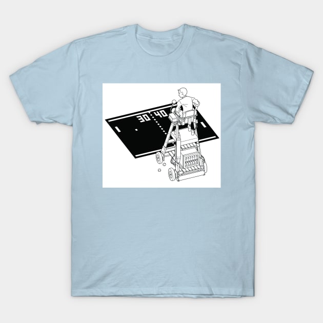 TENNIS MATCH T-Shirt by VectorVectoria